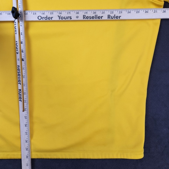 Michigan Wolverines Nike Golf 1/4 Zip Pullover Sweatshirt Mens XXL Yellow Blue - Picture 9 of 13